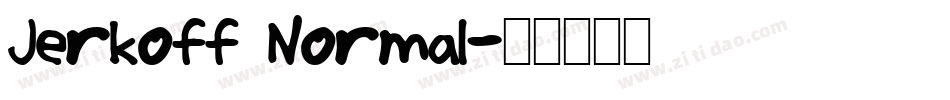 Jerkoff Normal字体转换